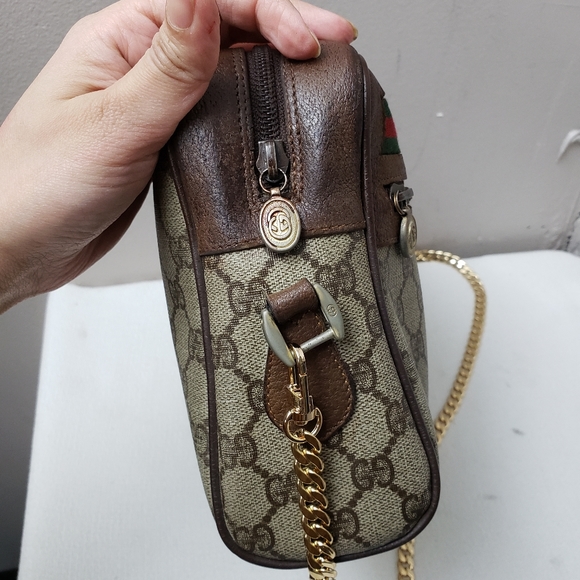 Authentic Gucci vintage web sherry line crossbody - Picture 13 of 14